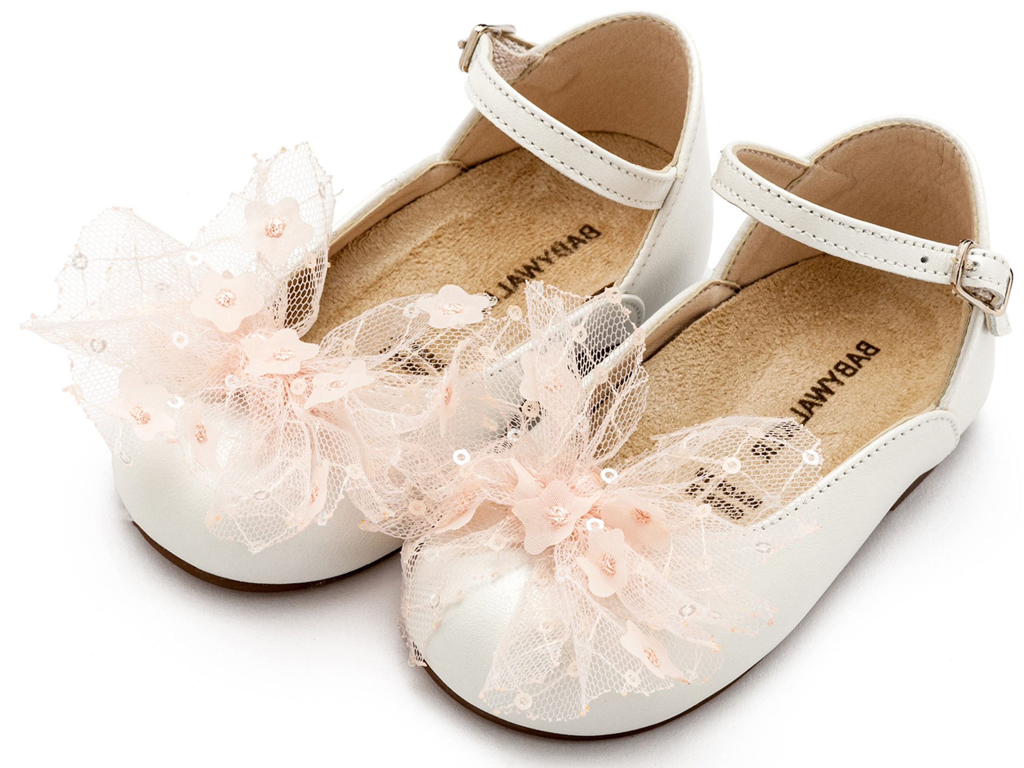 BABYWALKER - Γαλλικό Γοβάκι με Τούλινο Φιόγκο