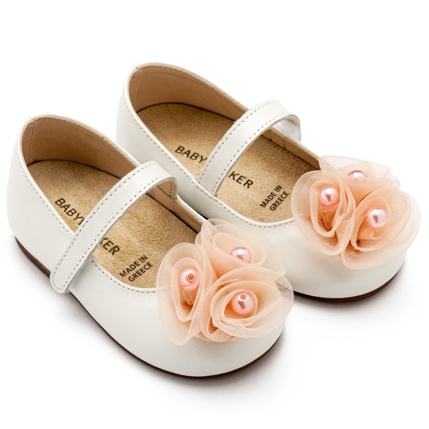 Γοβάκι Μονή Μπαρέτα Χρατς με Διακοσμητικό Οργάντζας και Πέρλες