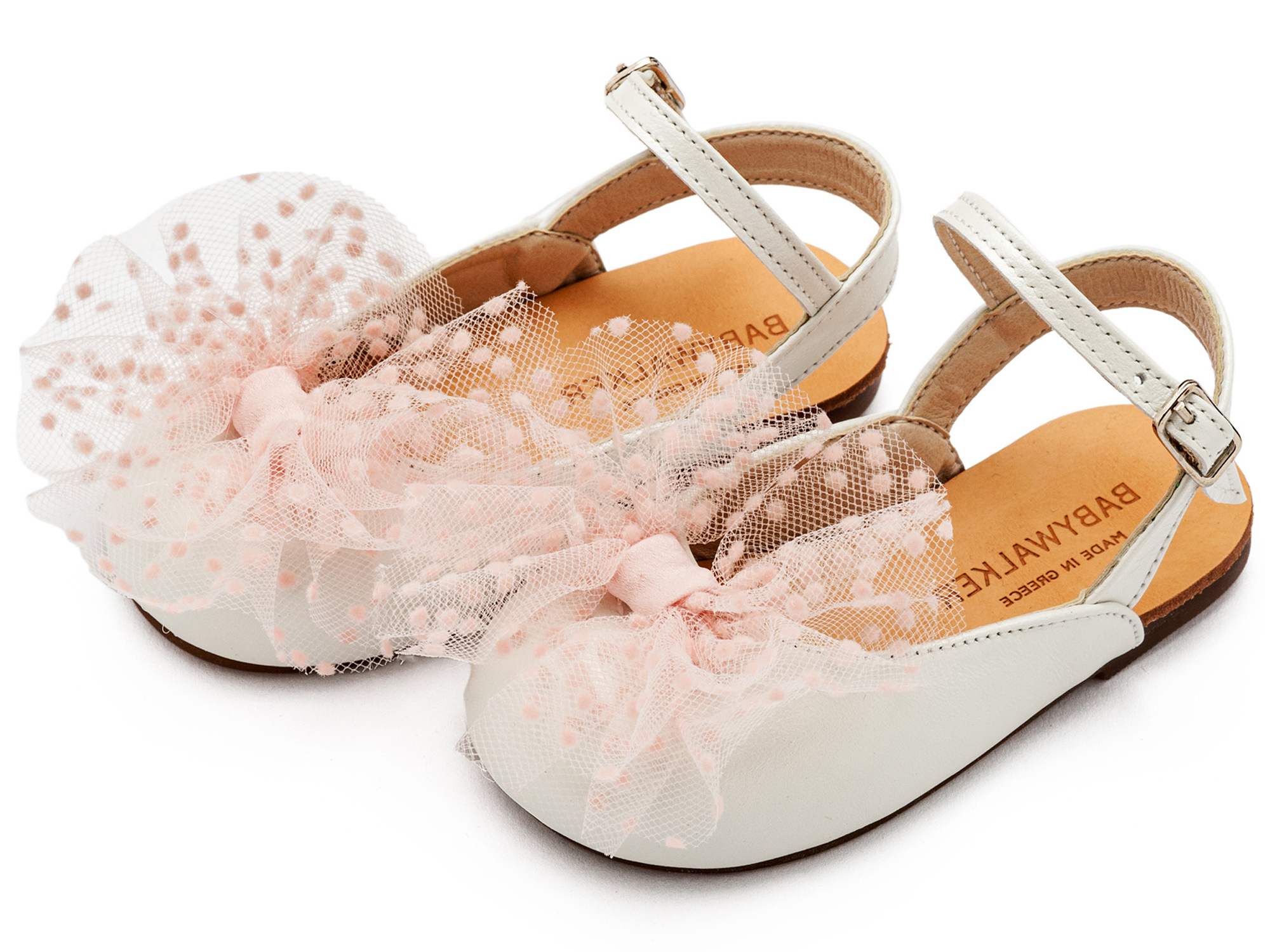 BABYWALKER - Γαλλικό Σαμπό με Χειροποίητο Τούλινο Φιόγκο