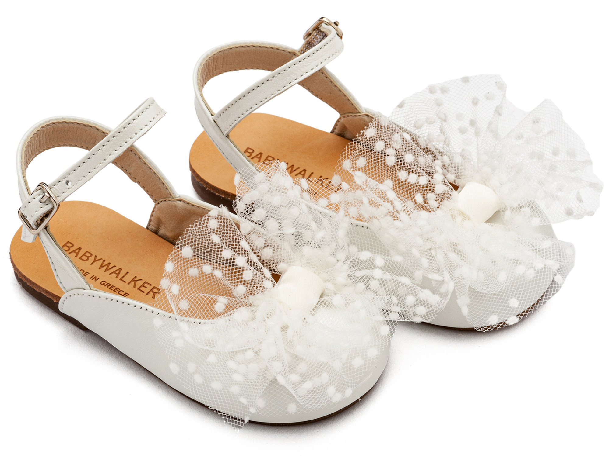 BABYWALKER - Γαλλικό Σαμπό με Χειροποίητο Τούλινο Φιόγκο