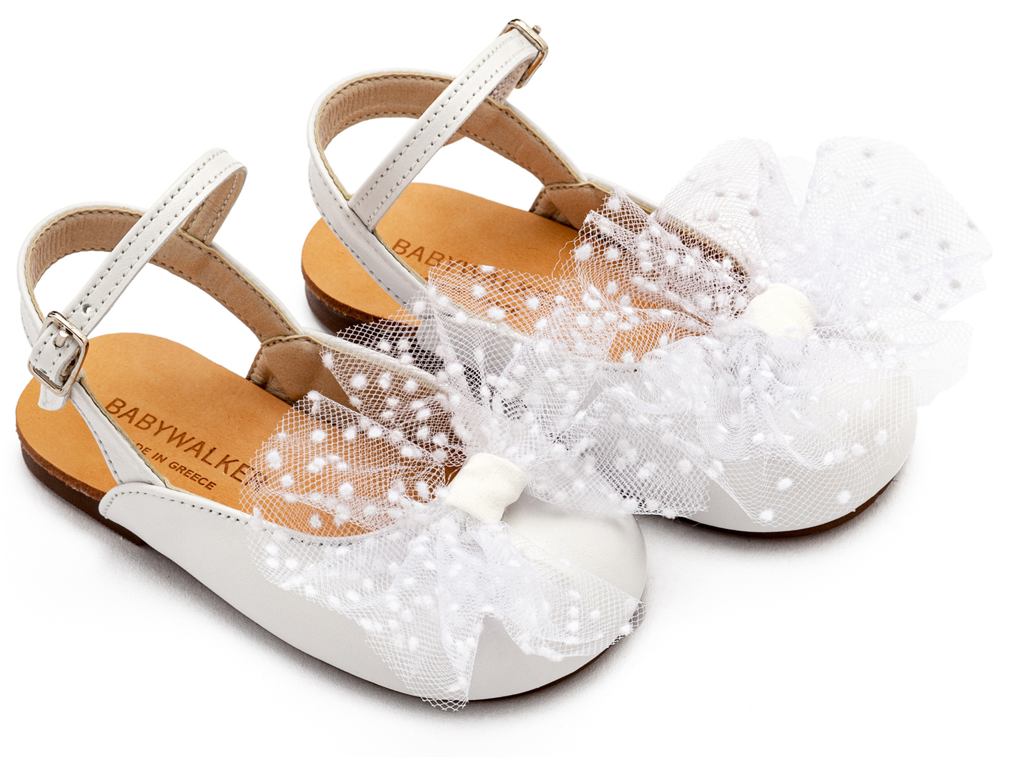 BABYWALKER - Γαλλικό Σαμπό με Χειροποίητο Τούλινο Φιόγκο