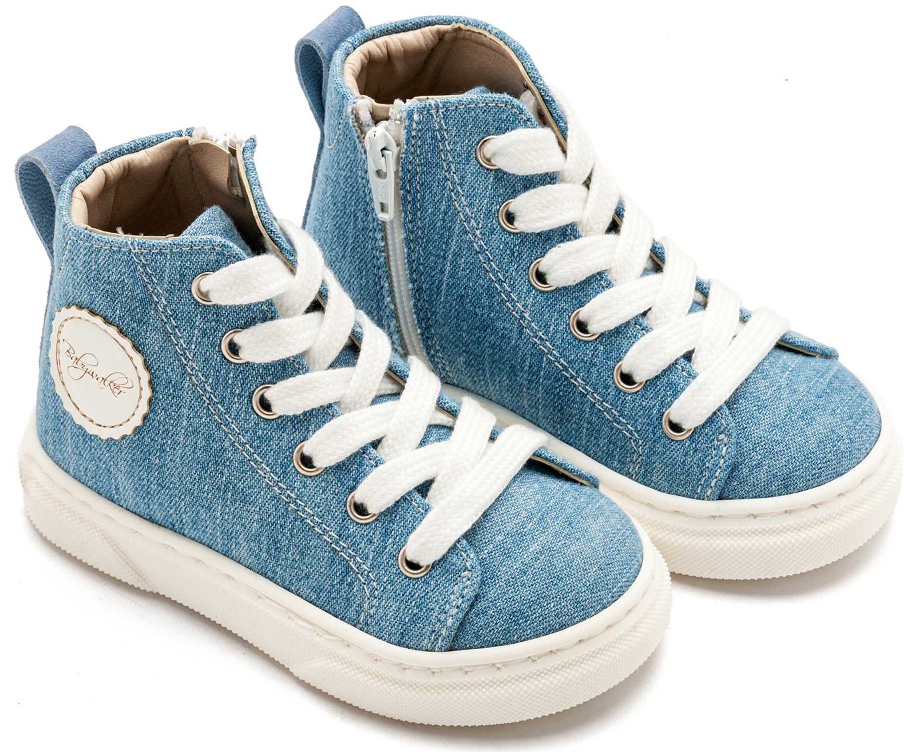 Δετό Μποτάκι Sneaker με Φερμουάρ στο Πλάι