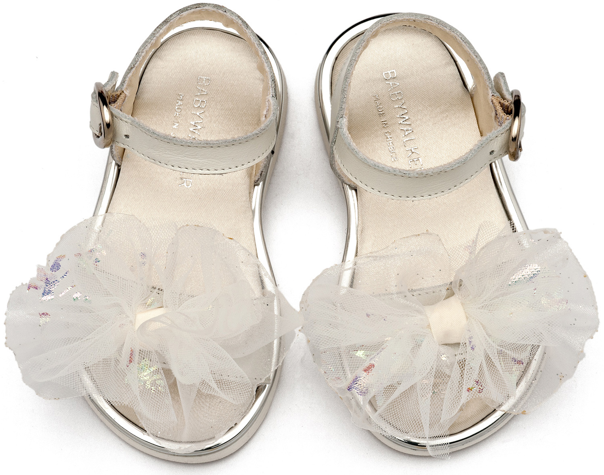 BABYWALKER - Πέδιλο με Χειροποίητο Υφασμάτινο Φιόγκο