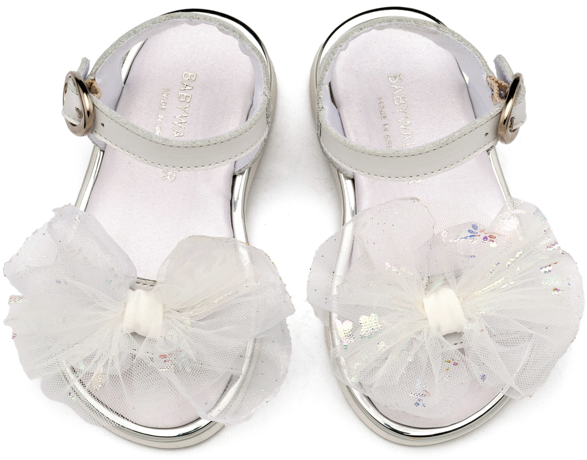 BABYWALKER - Πέδιλο με Χειροποίητο Υφασμάτινο Φιόγκο