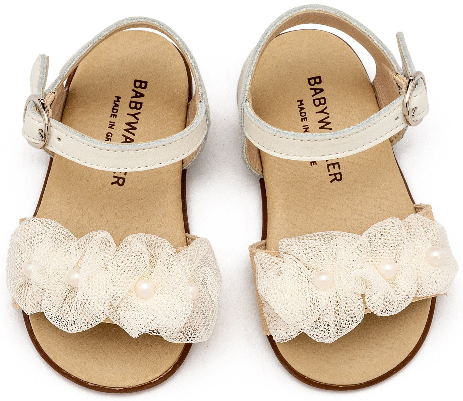 BABYWALKER - Πέδιλο με Λουλουδάκια και Πέρλες