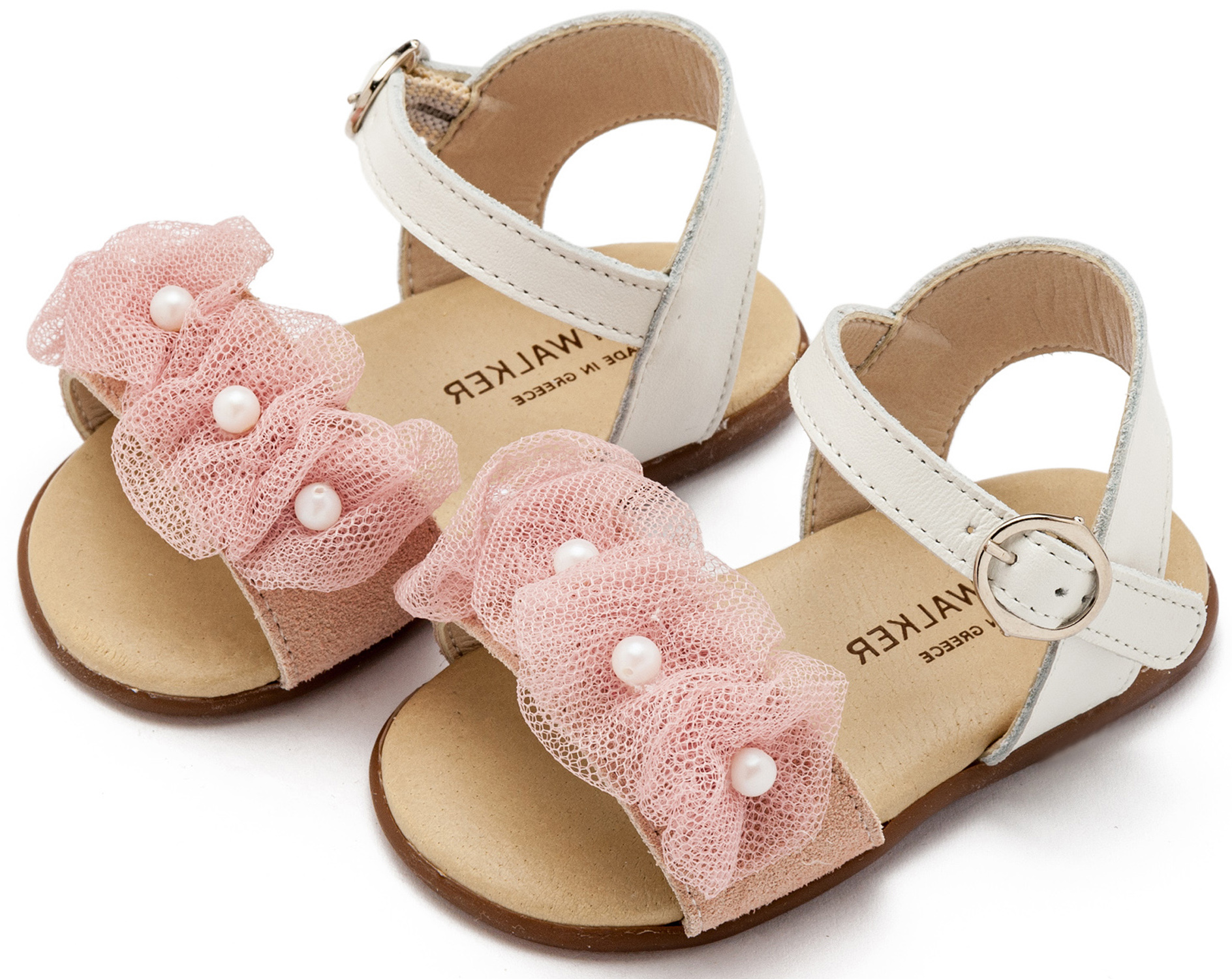 BABYWALKER - Πέδιλο με Λουλουδάκια και Πέρλες