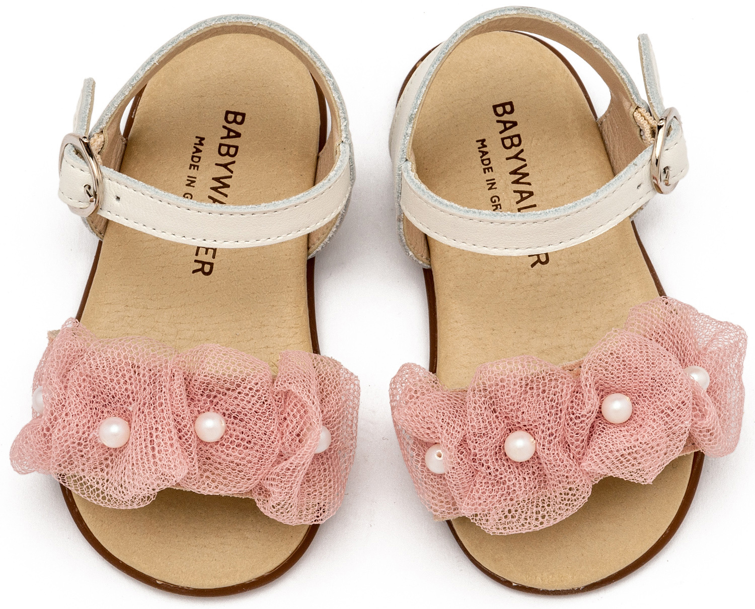 BABYWALKER - Πέδιλο με Λουλουδάκια και Πέρλες