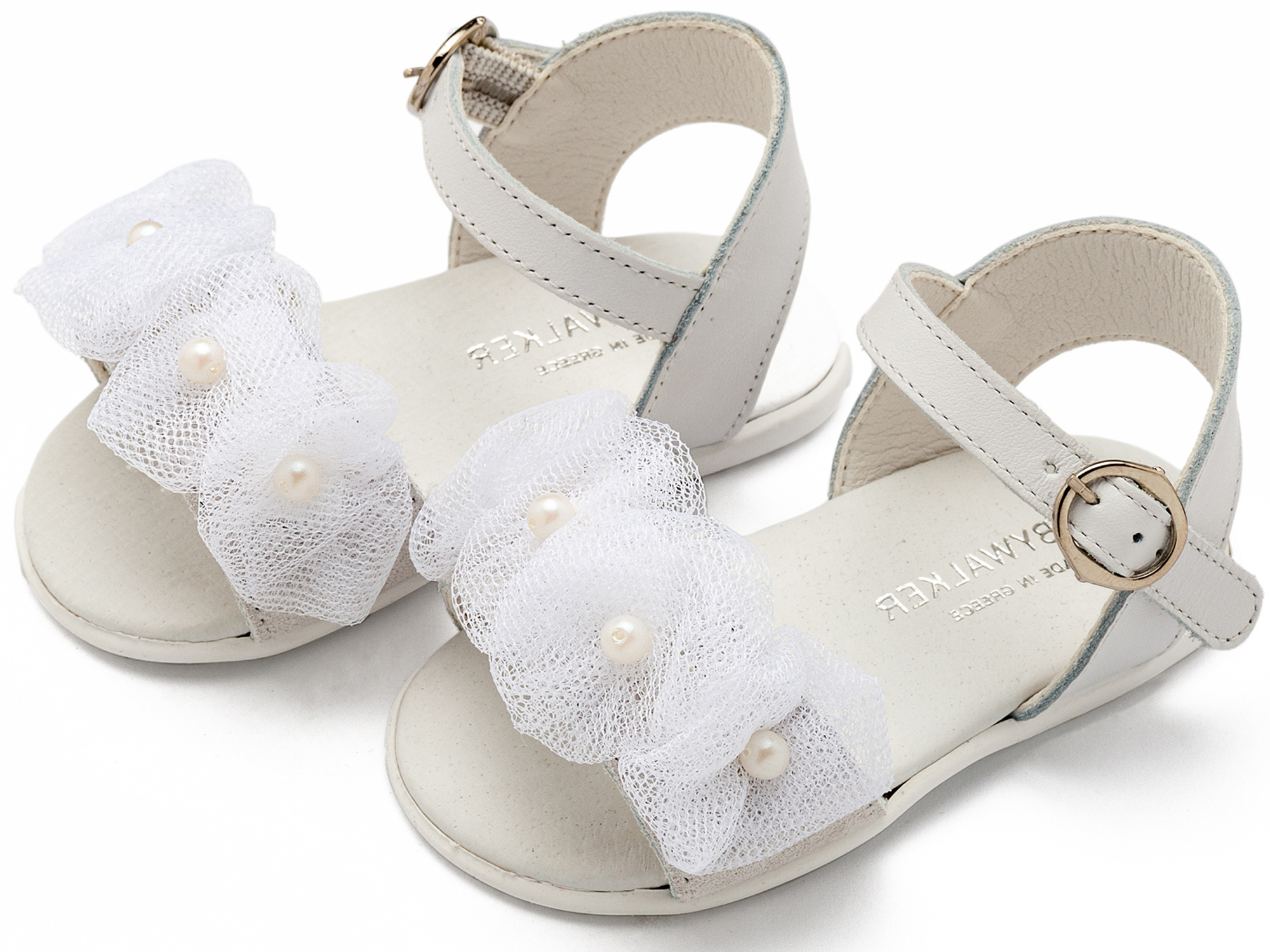 BABYWALKER - Πέδιλο με Λουλουδάκια και Πέρλες