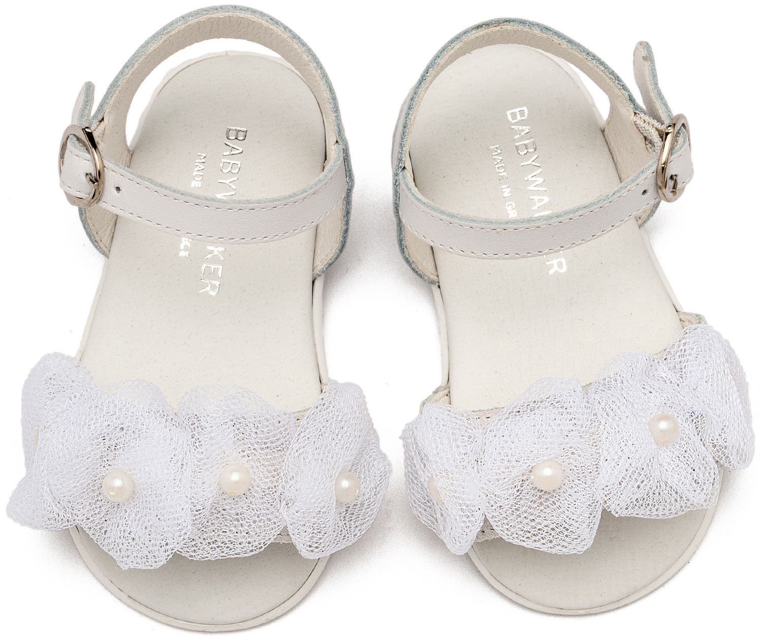 BABYWALKER - Πέδιλο με Λουλουδάκια και Πέρλες