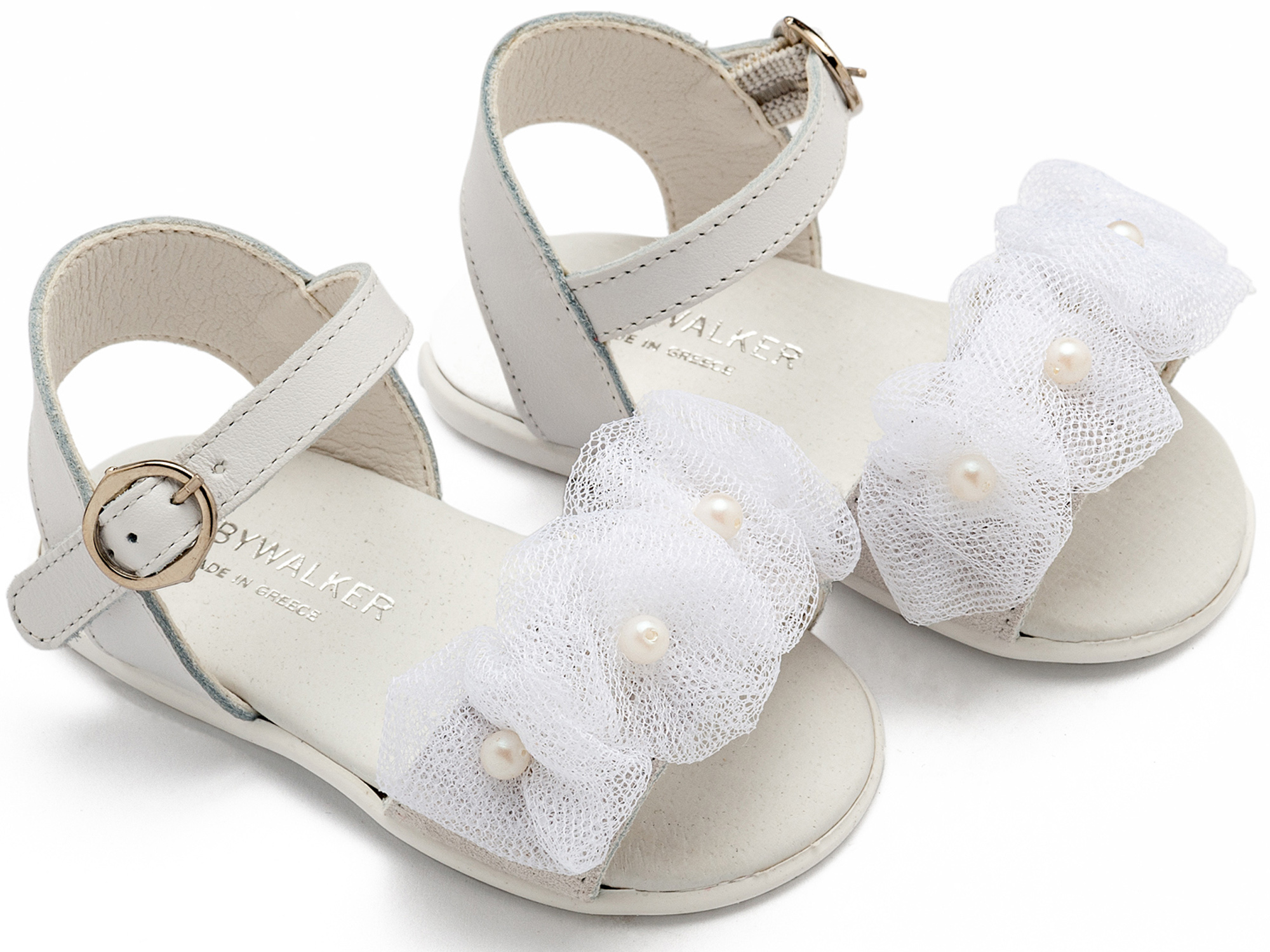 BABYWALKER - Πέδιλο με Λουλουδάκια και Πέρλες