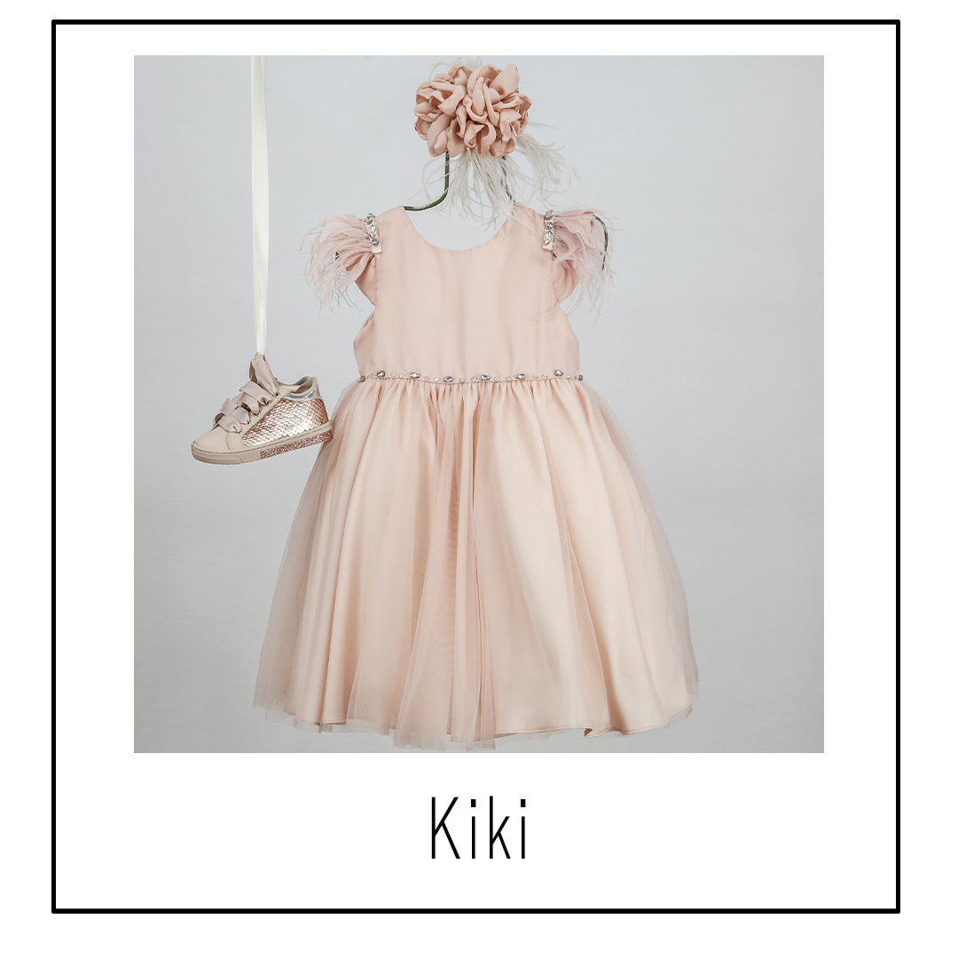 BAMBOLINO - Βαπτιστικό Φόρεμα Kiki 