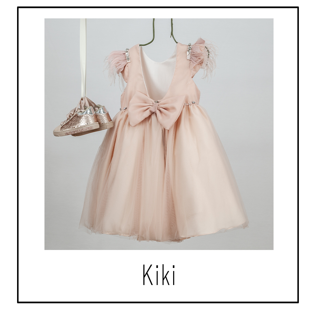 BAMBOLINO - Βαπτιστικό Φόρεμα Kiki 