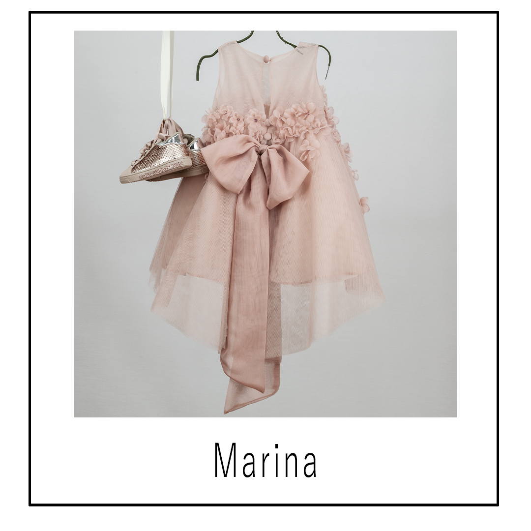 BAMBOLINO - Βαπτιστικό Φόρεμα Marina 