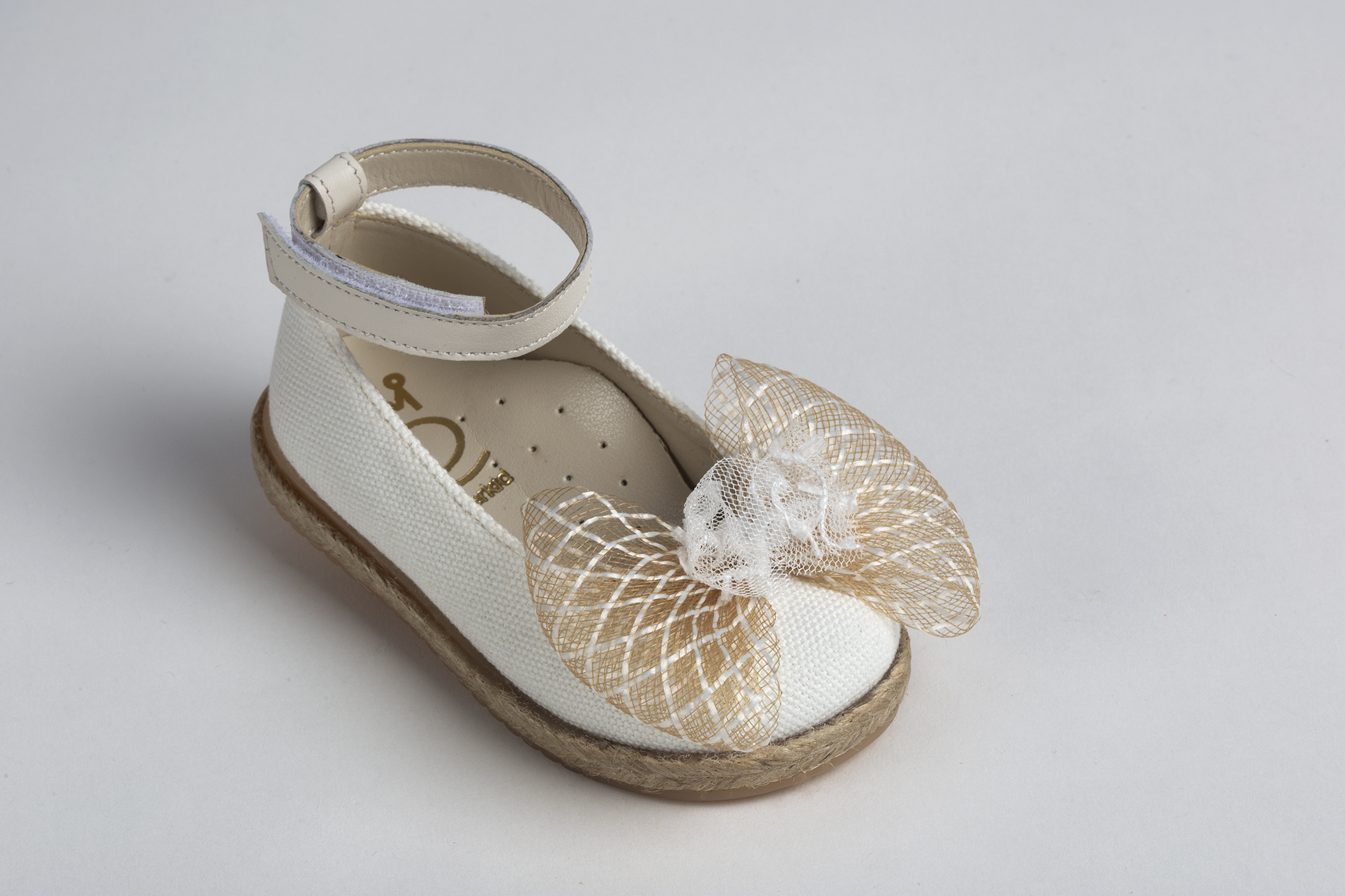 EVERKID - Δερμάτινα βαπτιστικά παπούτσια