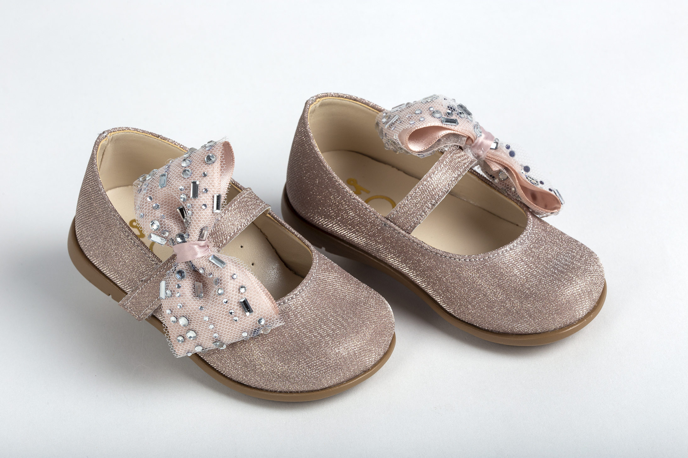 EVERKID - Δερμάτινα βαπτιστικά παπούτσια