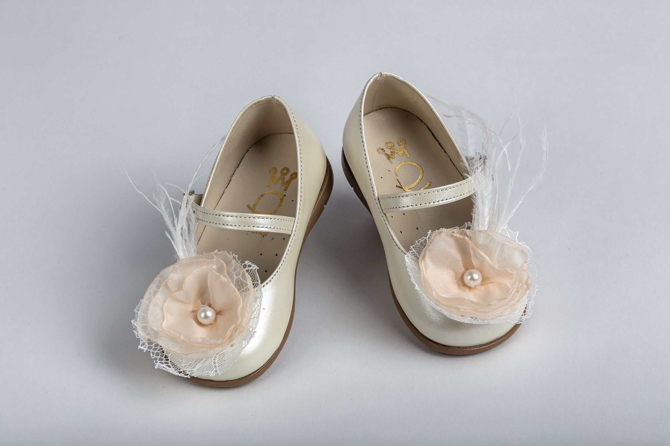 Δερμάτινα βαπτιστικά παπούτσια