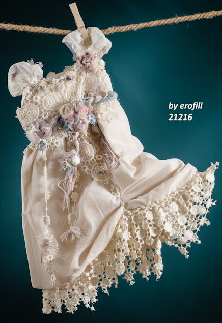 BY EROFILI - Βαπτιστικό Φόρεμα 21216 By Erofili