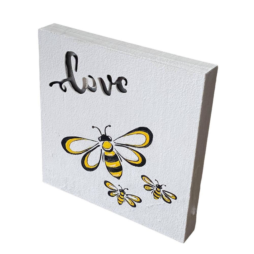 Καδράκι LOVE Μελισσούλες