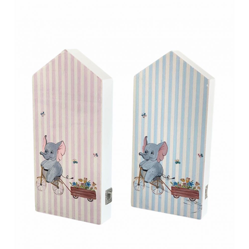 Ξύστρα σπιτάκι με θέμα  Ελεφαντάκι