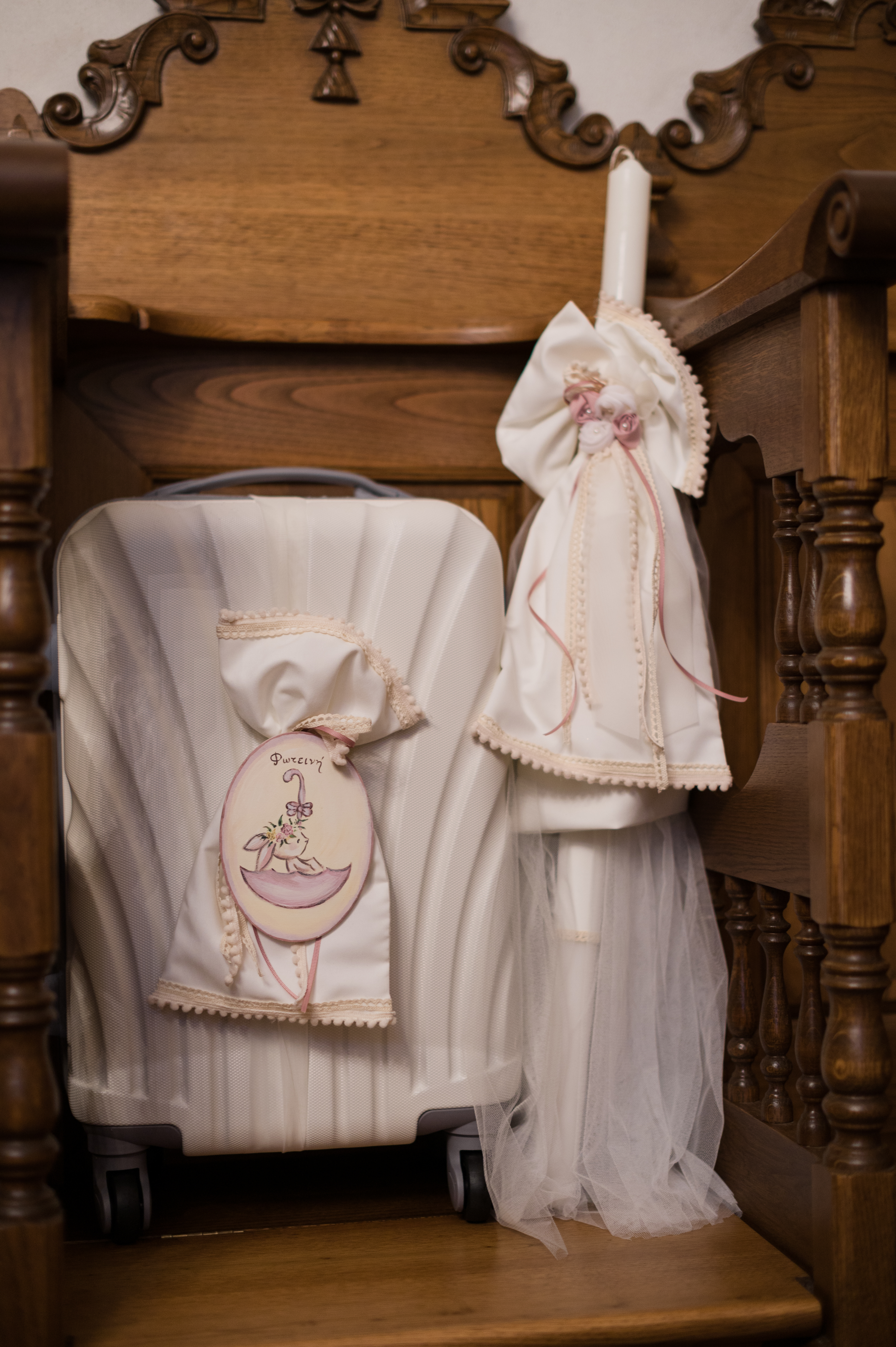 Η Βάπτιση της Φωτεινής & της Γεωργίας με Χριστουγεννιάτικο θέμα