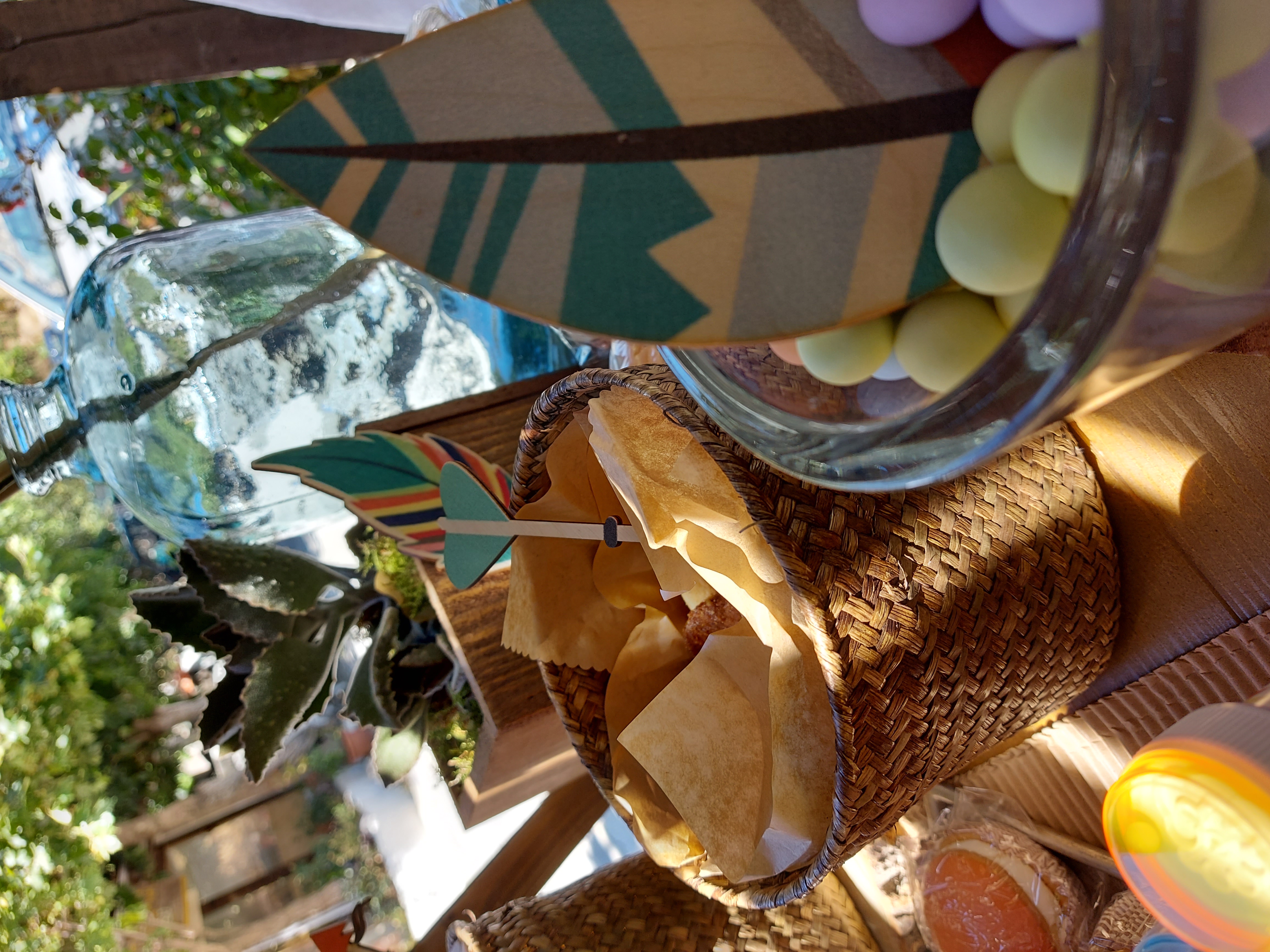 Η βάπτιση του Κωνσταντίνου με θέμα τον Ινδιάνο