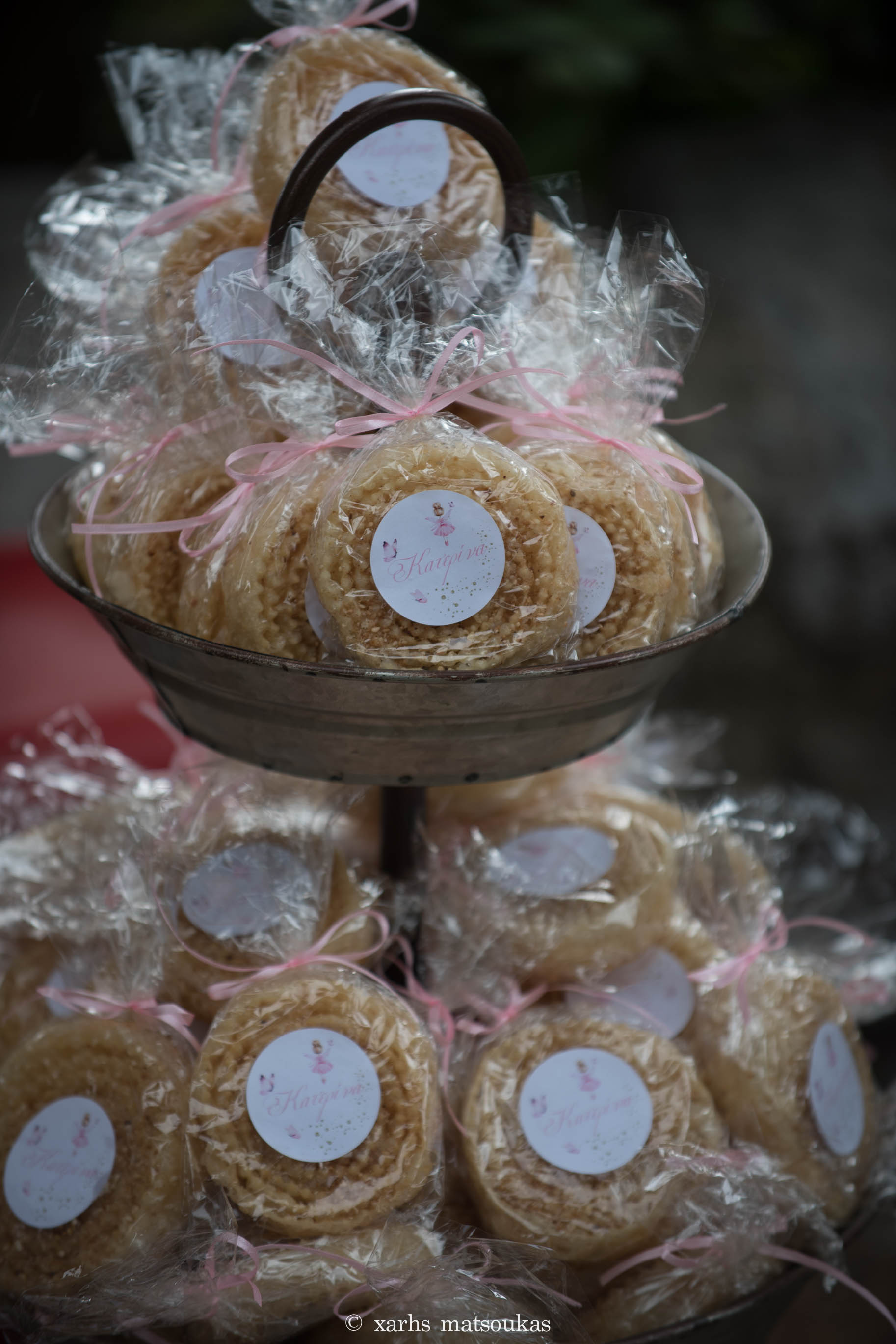 Η βάπτιση της Κατερίνας με Φλωράλ θέμα