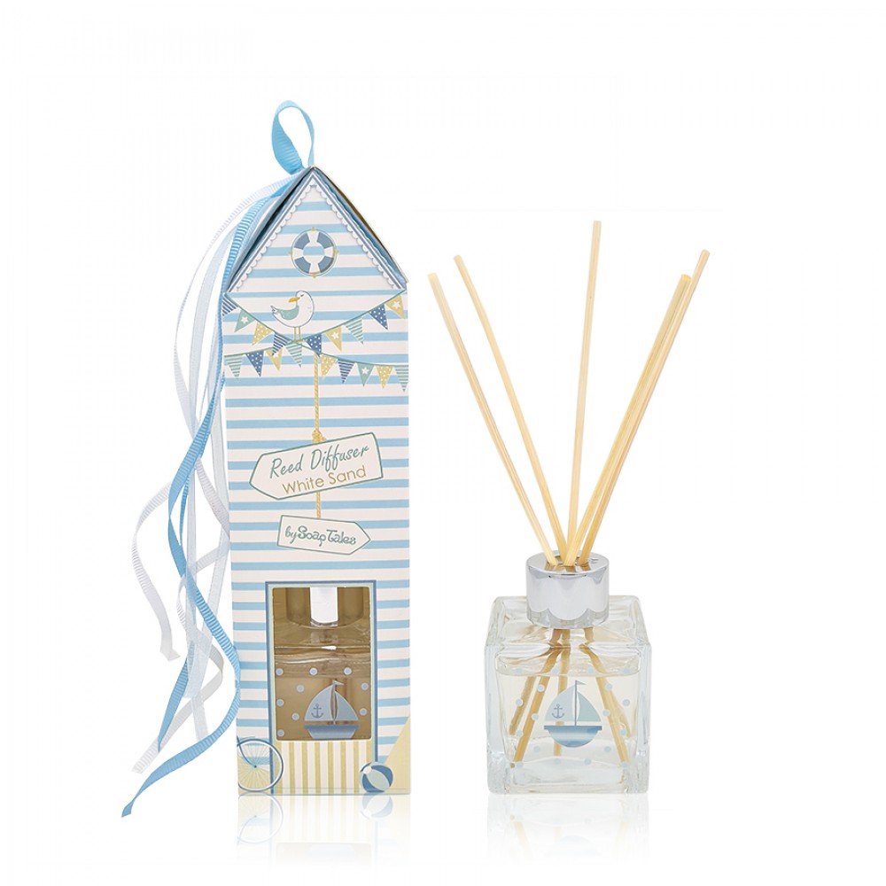 Μπομπονιέρα  Αρωματικό χώρου σπιτάκι παραλία σιέλ 50ml