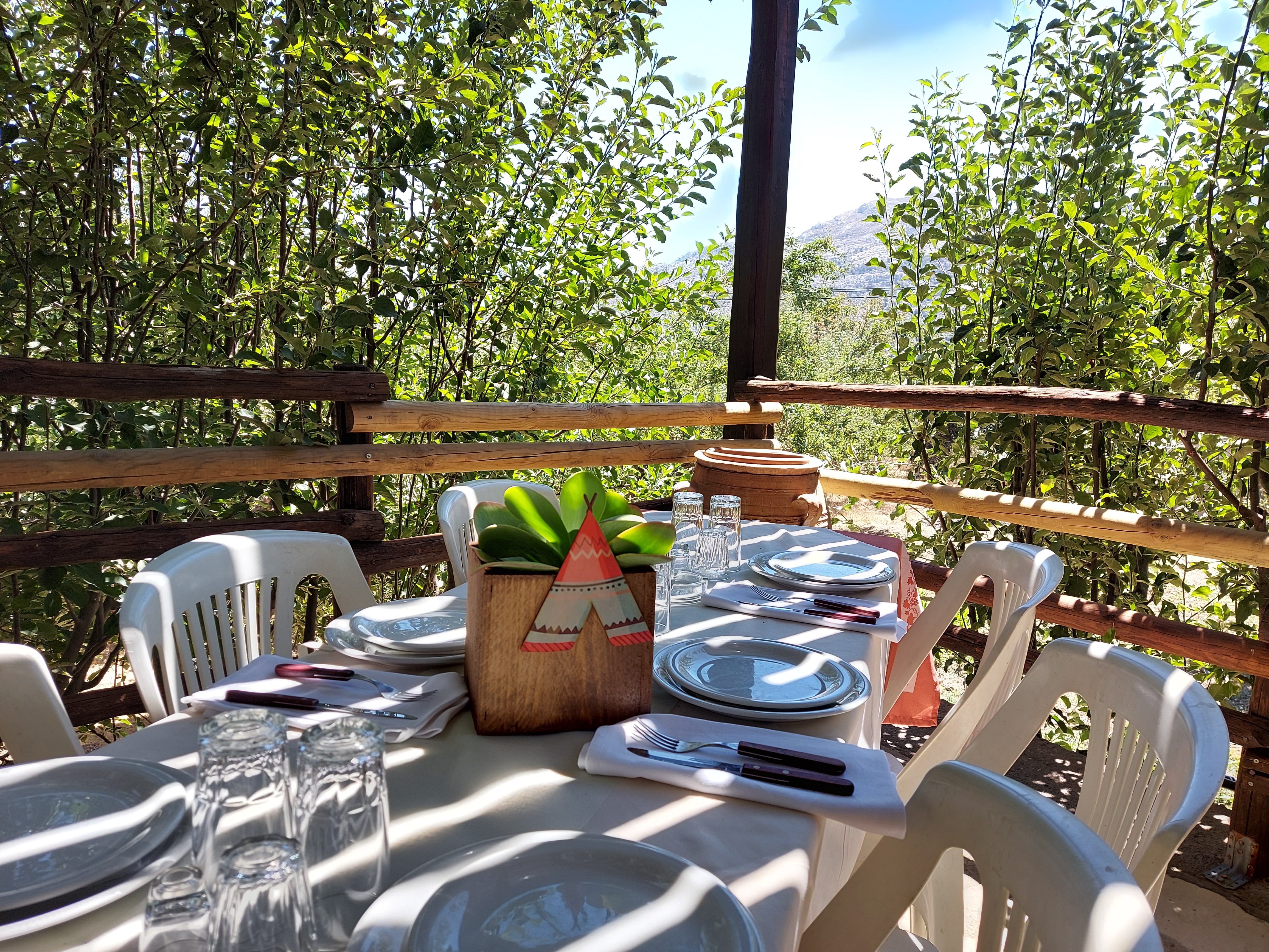 Η βάπτιση του Κωνσταντίνου με θέμα τον Ινδιάνο