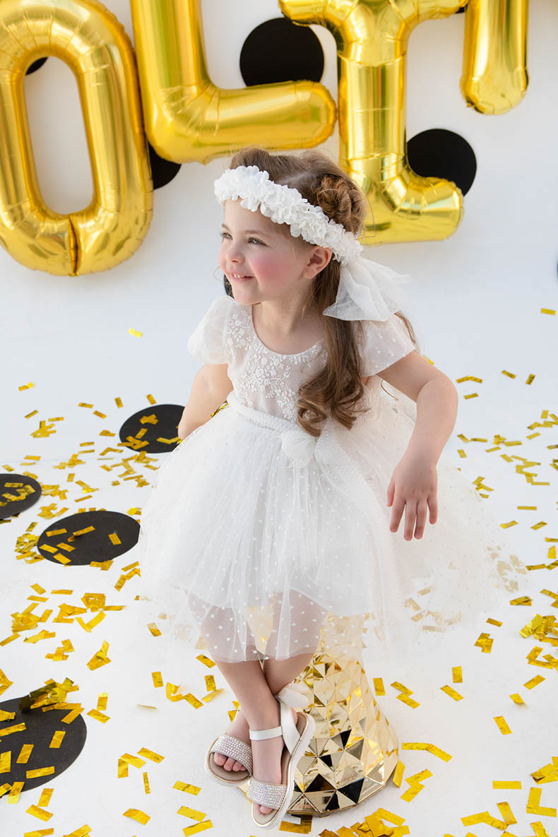 BAMBOLINO - Βαπτιστικό Φόρεμα Melissa