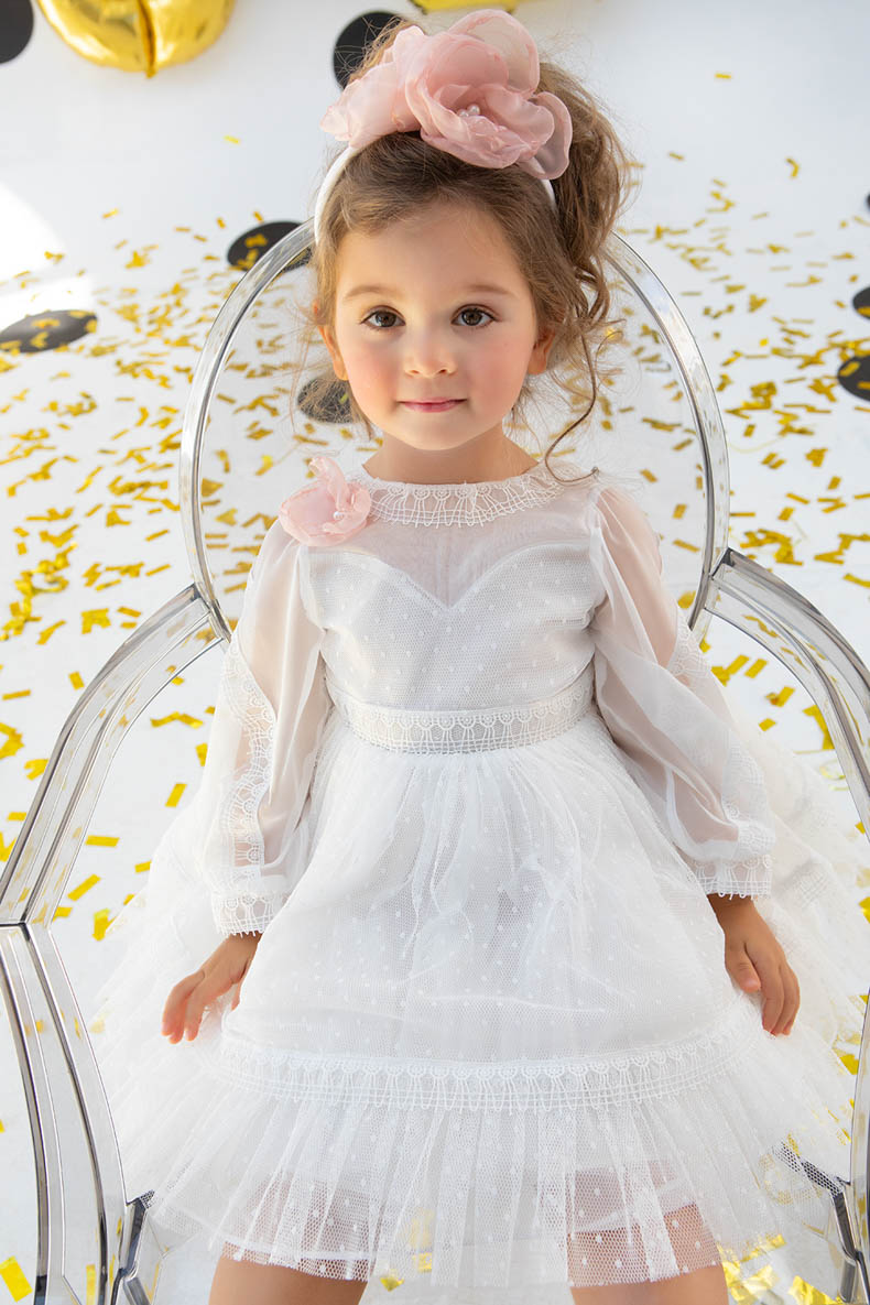 BAMBOLINO - Βαπτιστικό Φόρεμα Penny