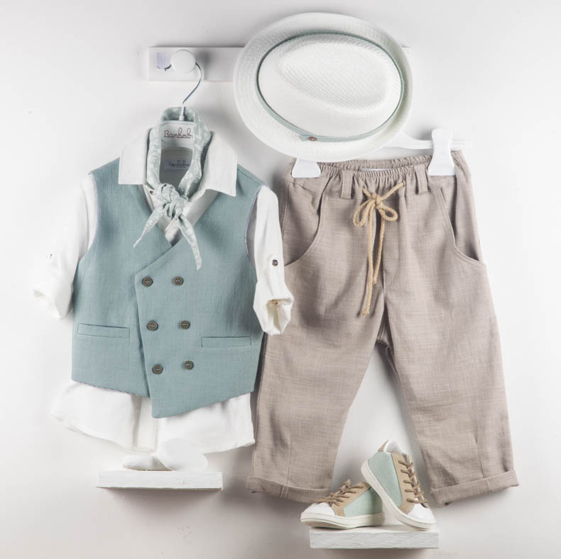 BAMBOLINO - Βαπτιστικό Κοστούμι Liam