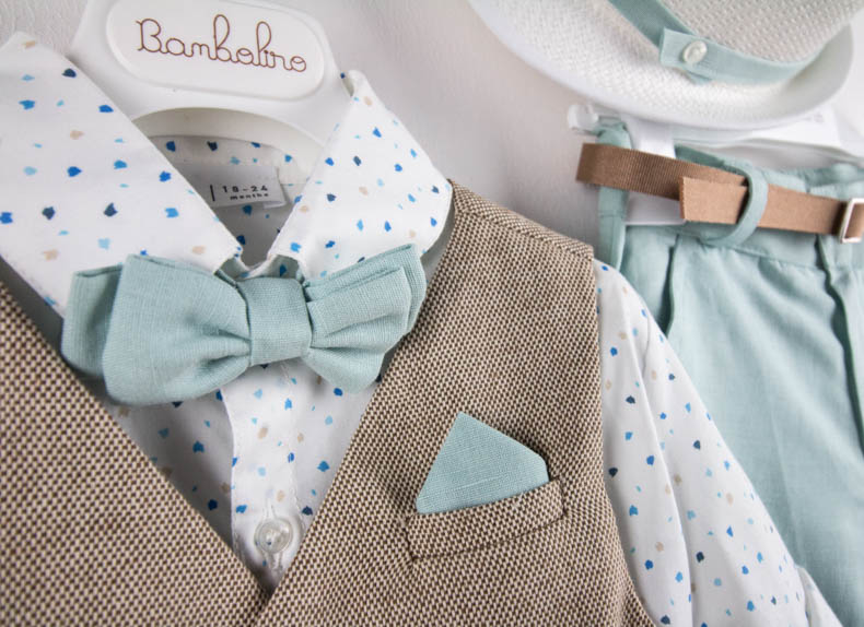 BAMBOLINO - Βαπτιστικό Κοστούμι Hart 