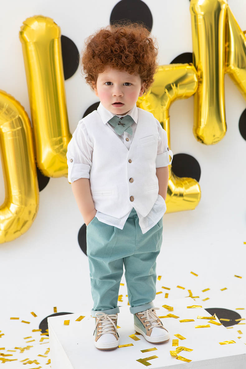 BAMBOLINO - Βαπτιστικό Κοστούμι Davis