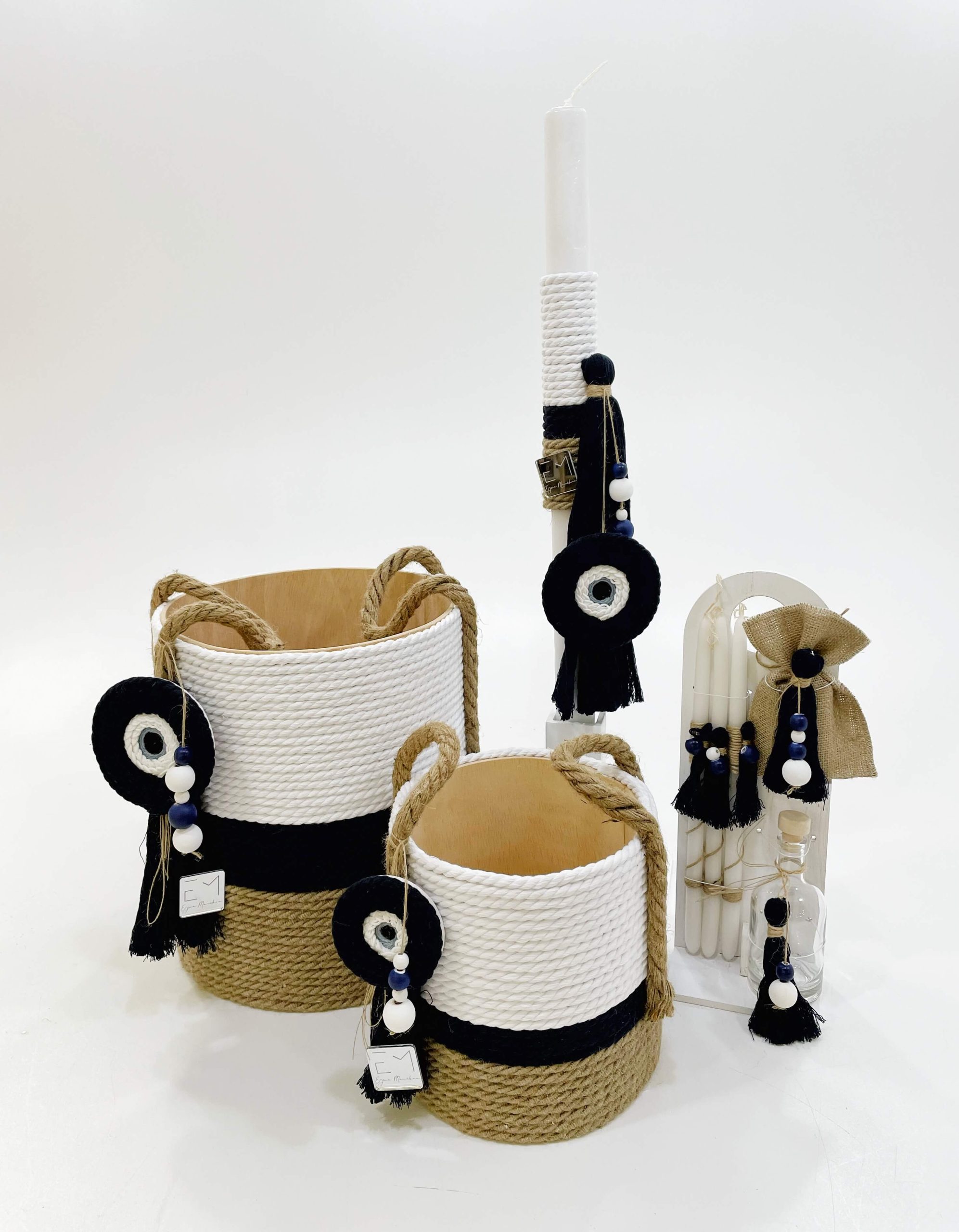 Boho Basket Eye Charm