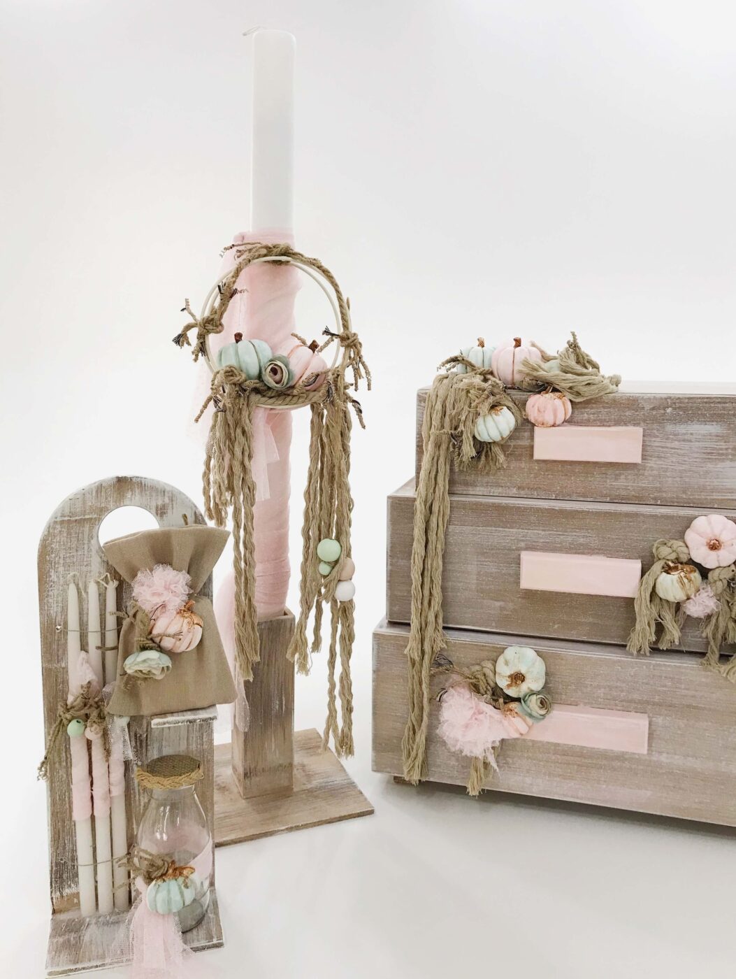 ΈΛΕΝΑ ΜΑΝΆΚΟΥ - Pumpkin Love Suitcases - Σετ Βάπτισης 