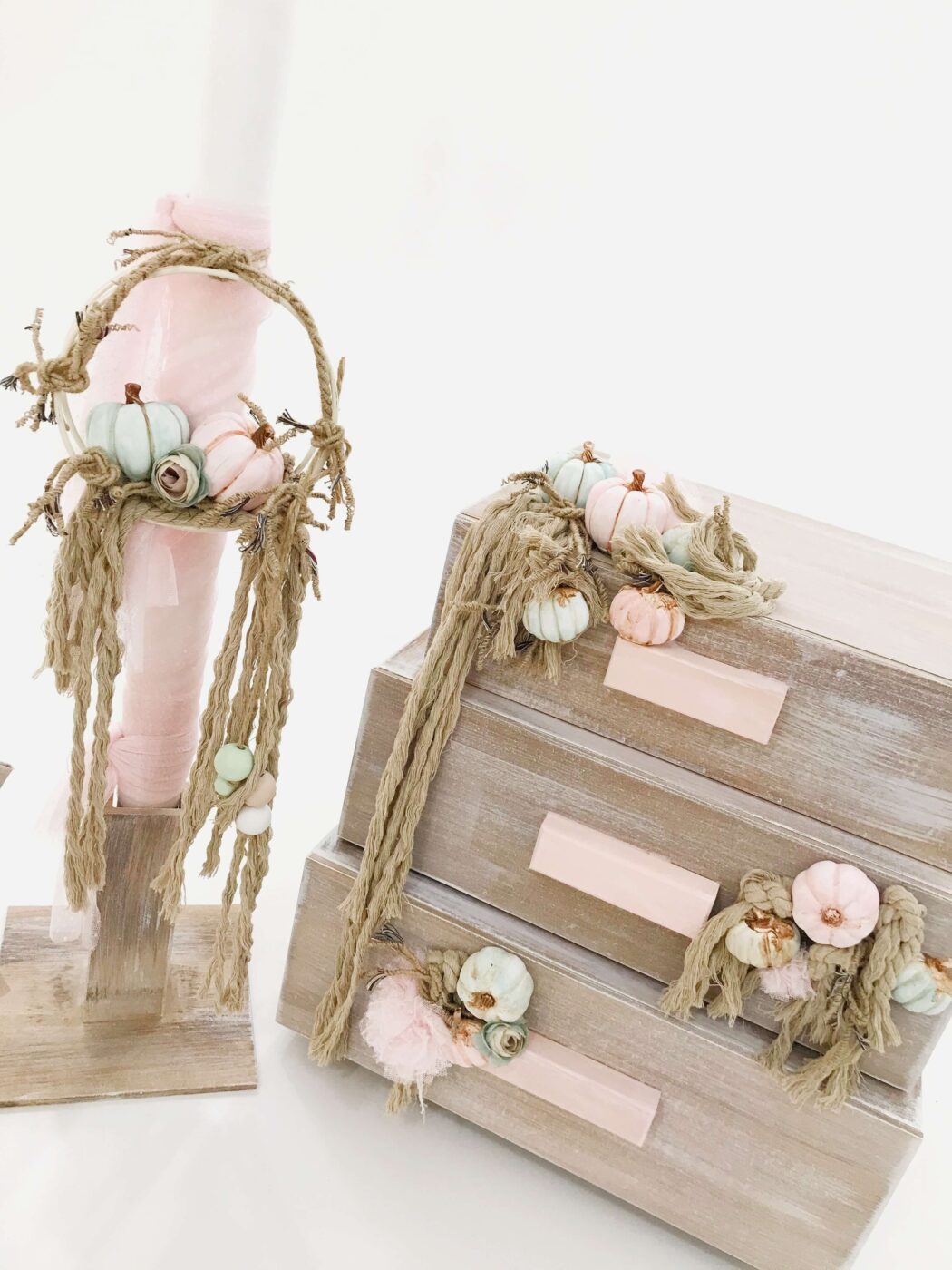 ΈΛΕΝΑ ΜΑΝΆΚΟΥ - Pumpkin Love Suitcases - Σετ Βάπτισης 