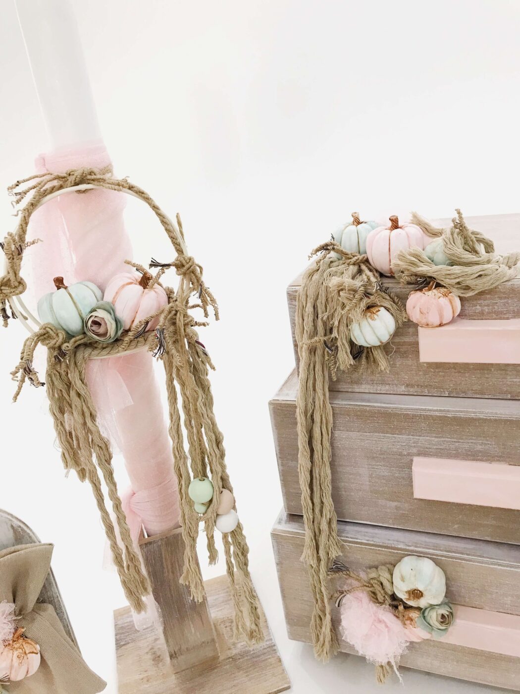 ΈΛΕΝΑ ΜΑΝΆΚΟΥ - Pumpkin Love Suitcases - Σετ Βάπτισης 