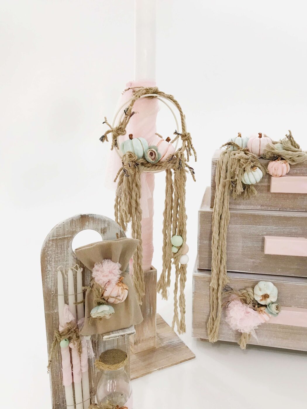 ΈΛΕΝΑ ΜΑΝΆΚΟΥ - Pumpkin Love Suitcases - Σετ Βάπτισης 