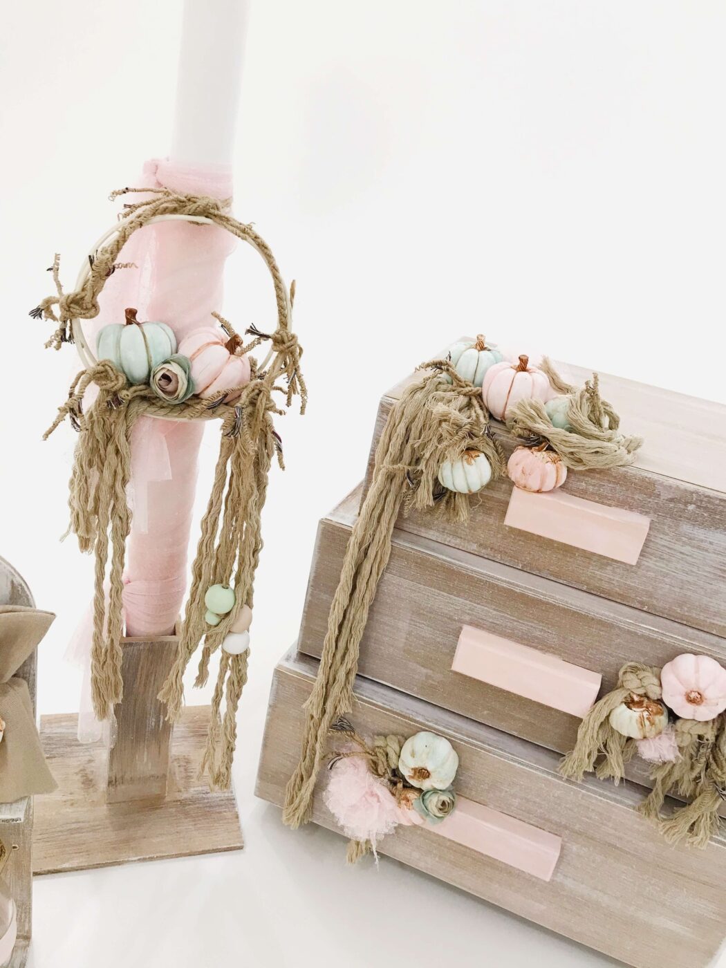 ΈΛΕΝΑ ΜΑΝΆΚΟΥ - Pumpkin Love Suitcases - Σετ Βάπτισης 