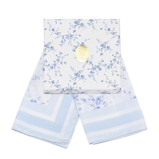 Μαντίλι blue toile