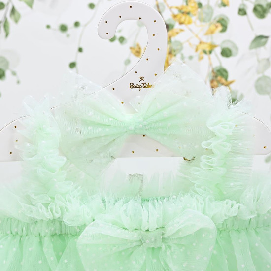 SOAP TALES - Φορεματάκι πουά βεραμάν