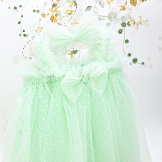 SOAP TALES - Φορεματάκι πουά βεραμάν