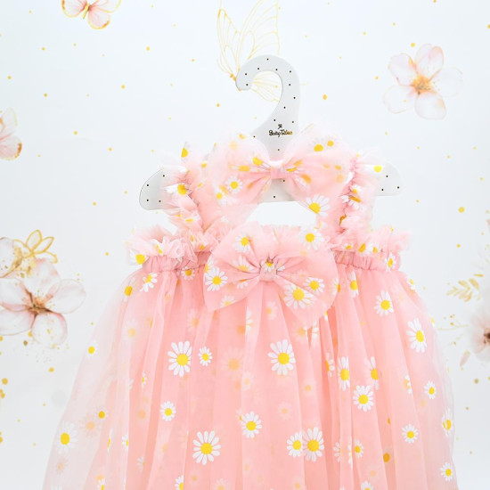 SOAP TALES - Φορεματάκι μαργαρίτες ροζ