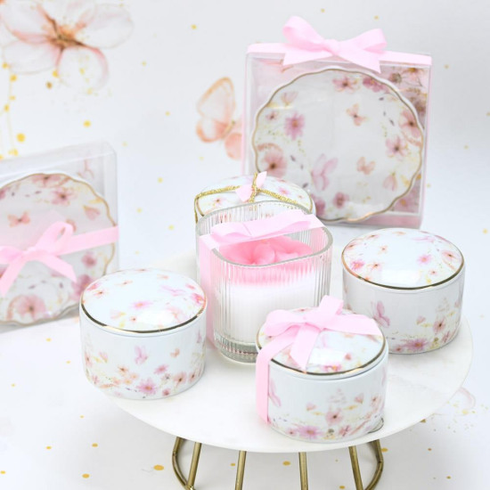 SOAP TALES - Πιατάκι πορσελάνη pink blossom