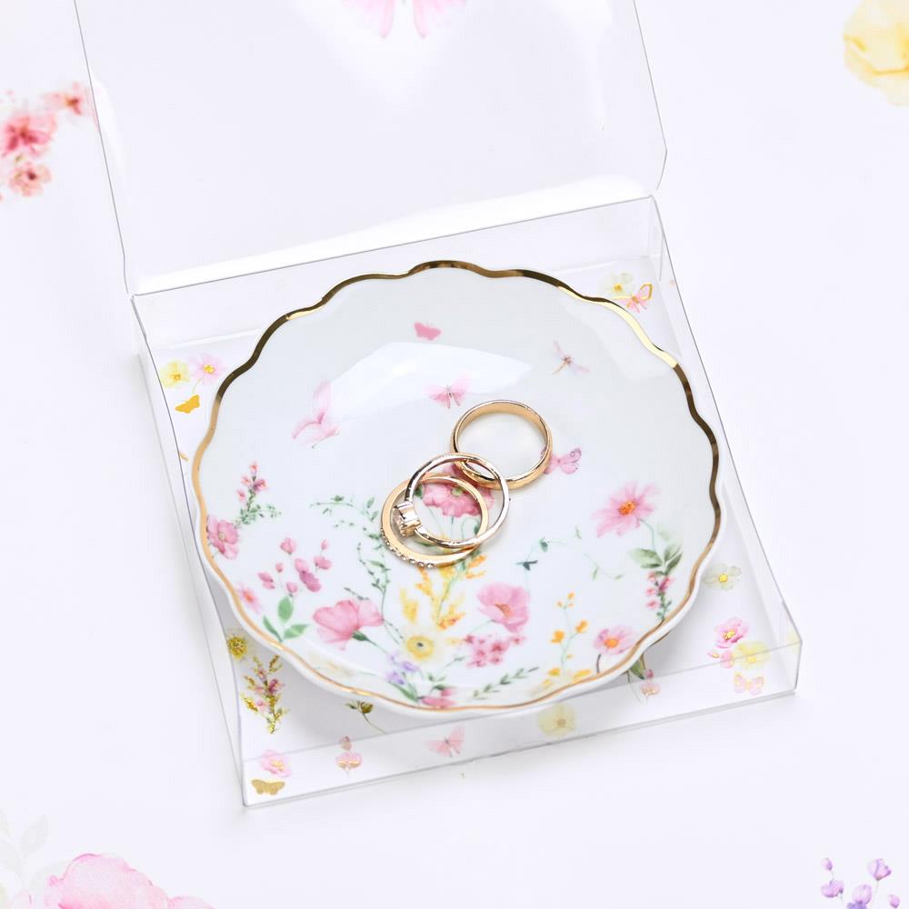 SOAP TALES - Πιατάκι πορσελάνη pink fleur