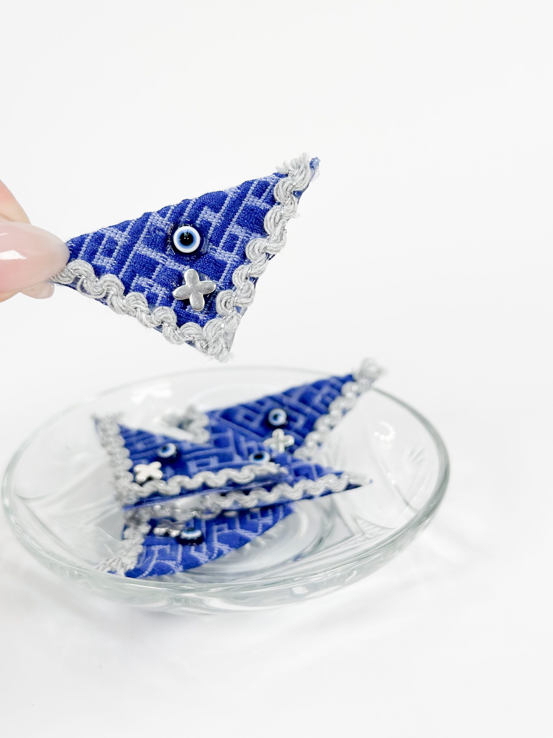 CELFIE CO - Μαρτυρικό πέτο με μπλε τρέσα