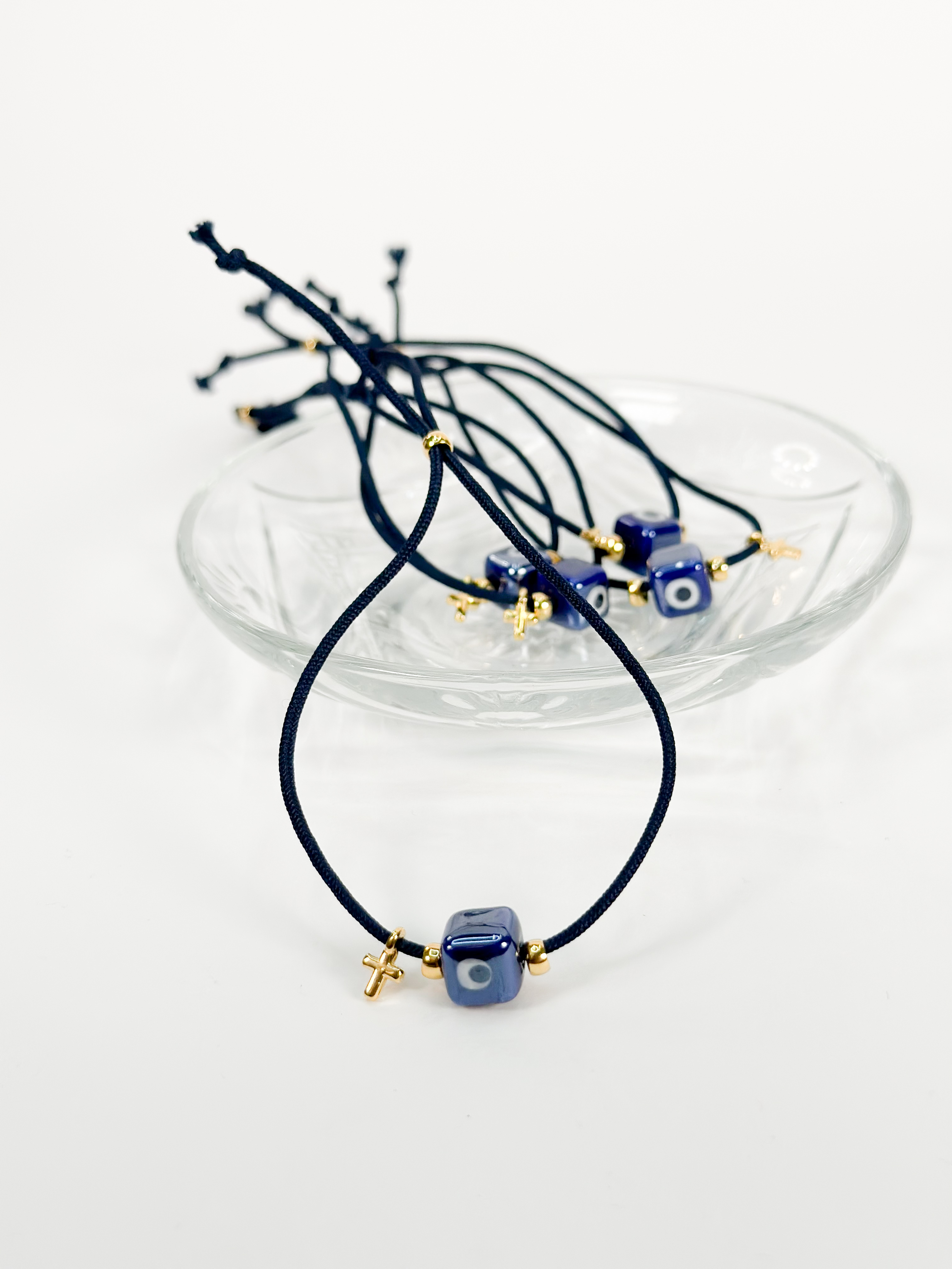 Μαρτυρικό βραχιόλι με μπλε κορδόνι