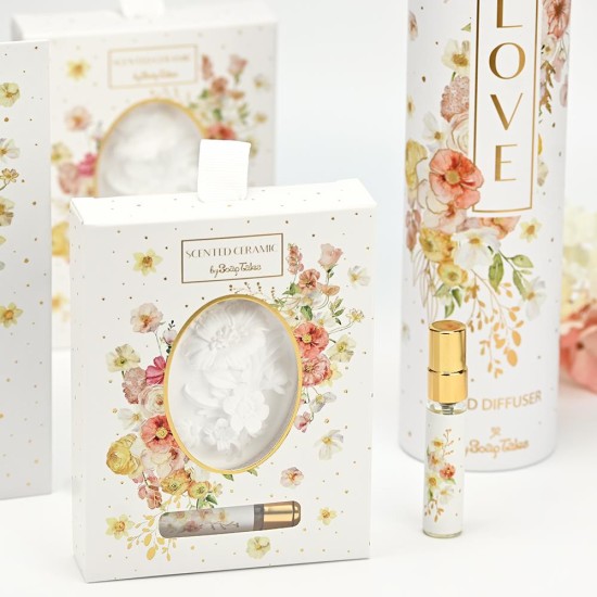 SOAP TALES - Κεραμικό και αρωματικά έλαια almond pudding 5ml