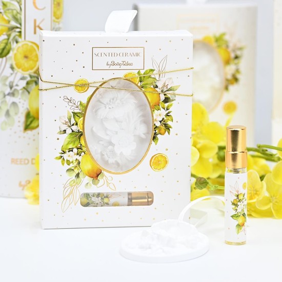 SOAP TALES - Κεραμικό και αρωματικά έλαια lemongrass 5ml