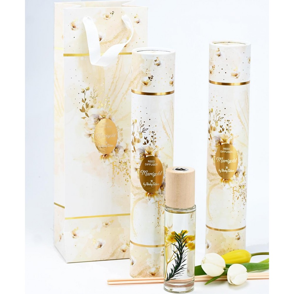 SOAP TALES - Αρωματικό χώρου marigold 120ml μαζί με τσάντα δώρου